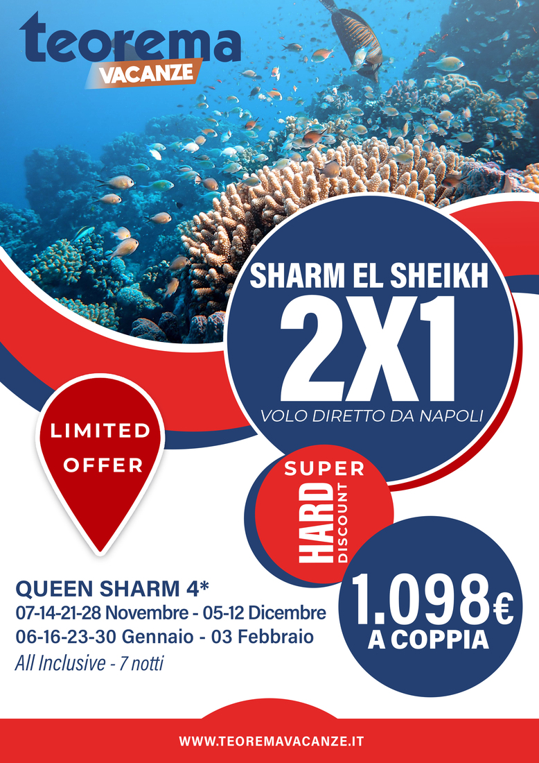 Sharm el sheikh - Speciale 2x1 da Napoli