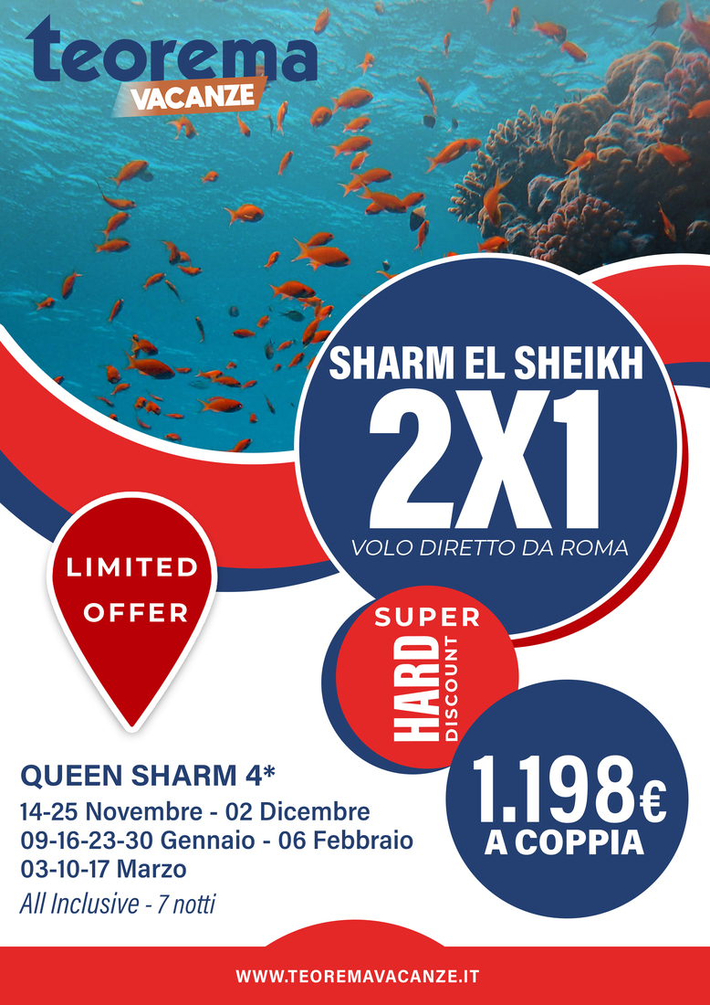 Sharm el sheikh - Speciale 2x1 da Roma