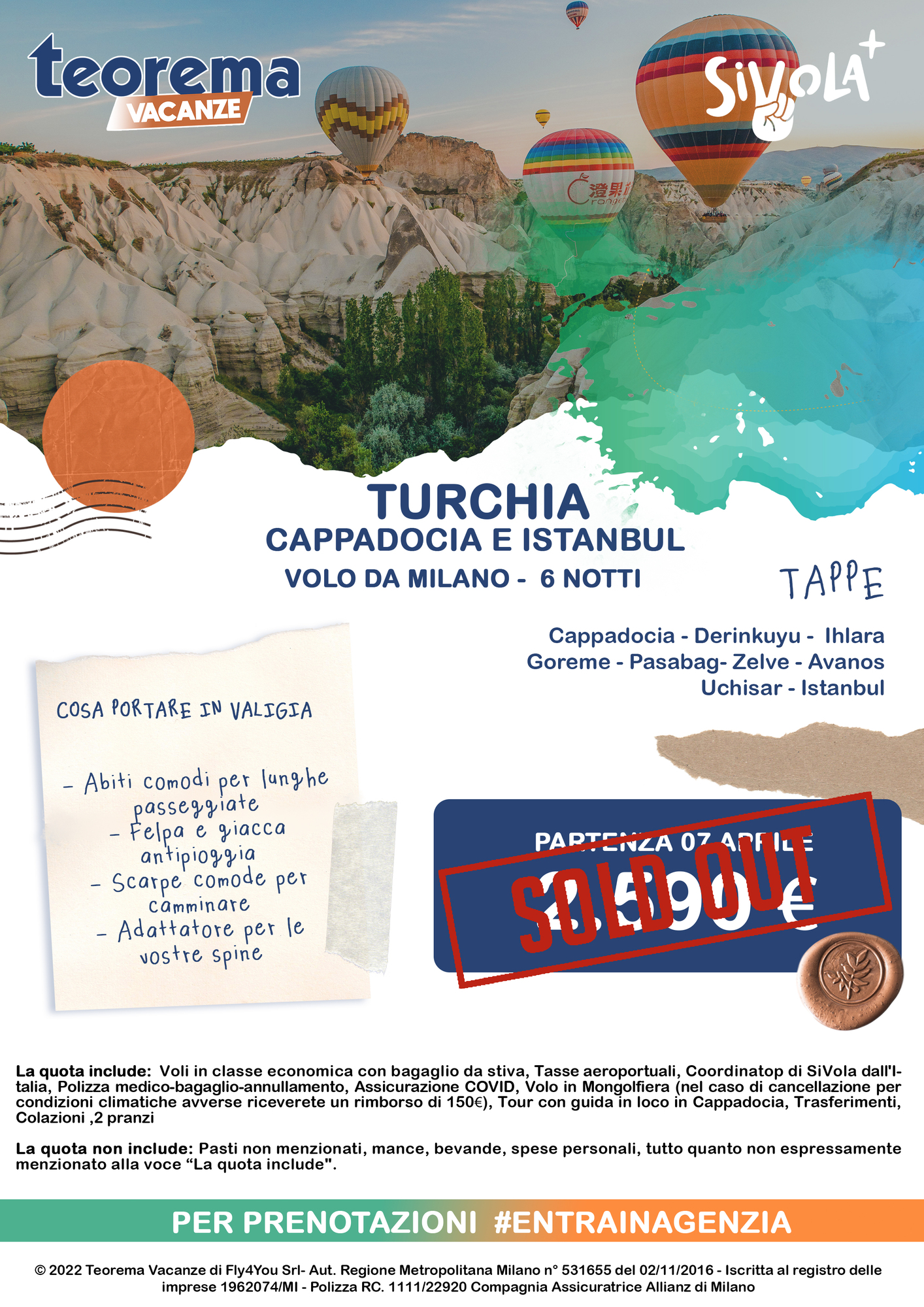 TOUR SIVOLA+ - CAPPADOCIA