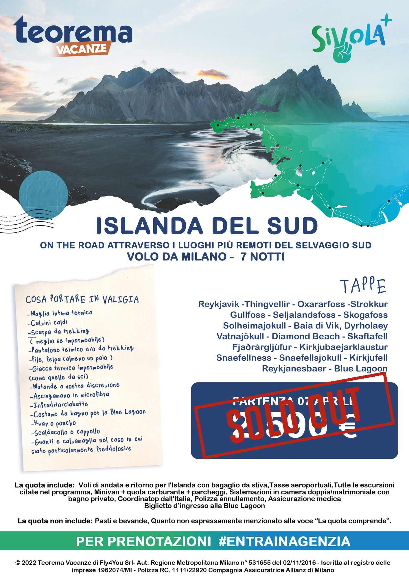 TOUR SIVOLA+ - ISLANDA