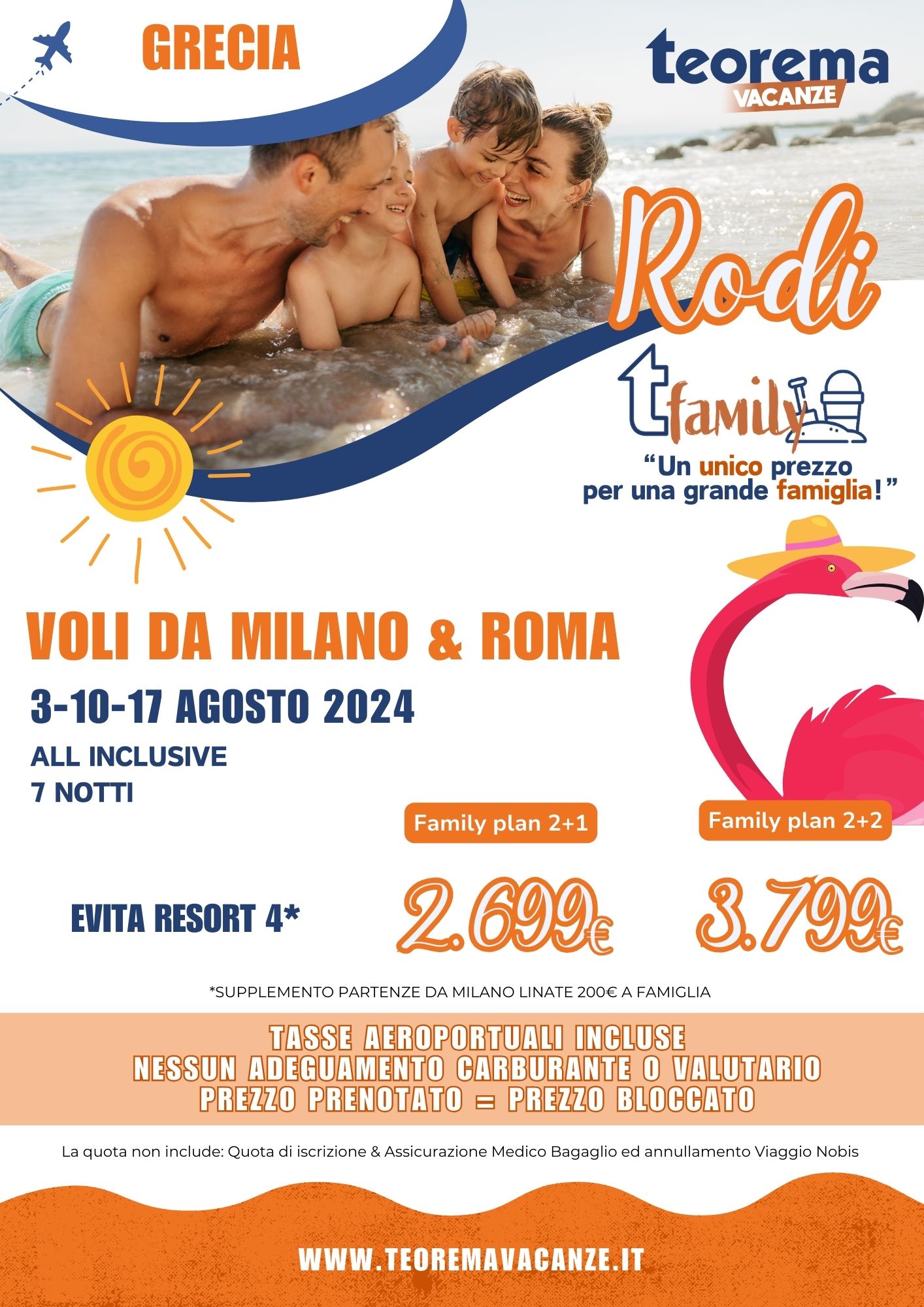 T FAMILY - RODI - DA MILANO E ROMA *