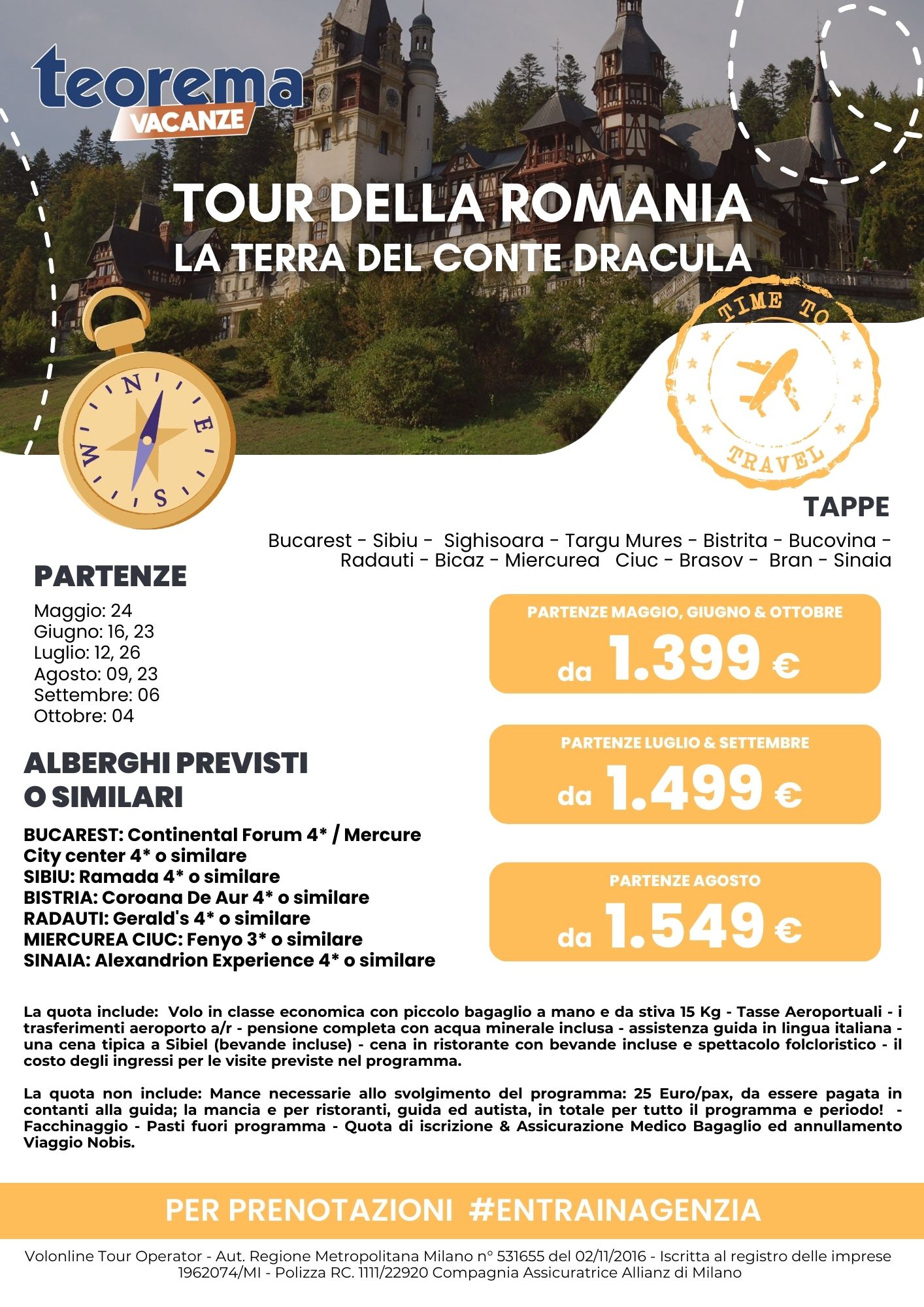 TOUR DELLA ROMANIA 2024