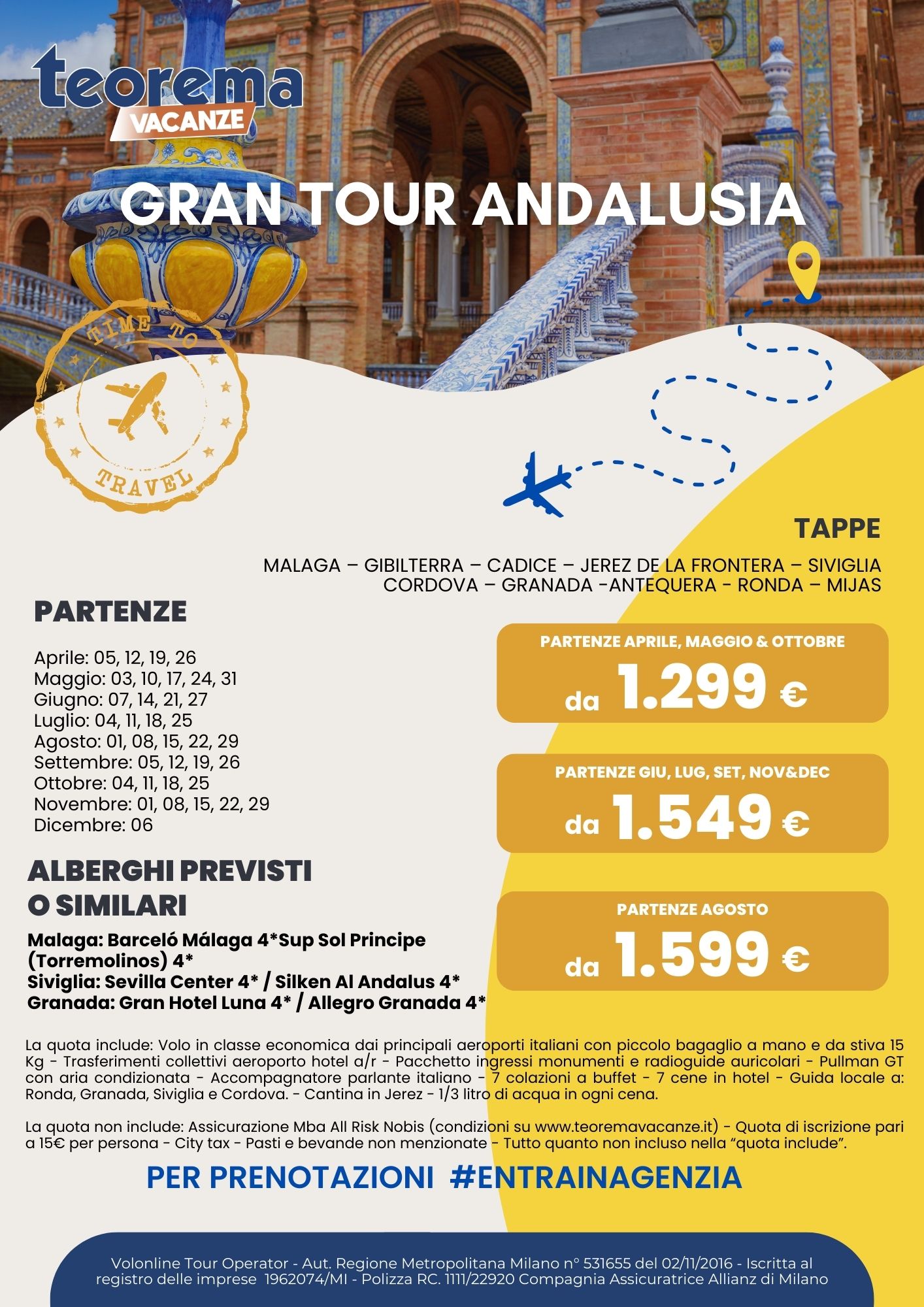 GRAN TOUR ANDALUSIA 2025