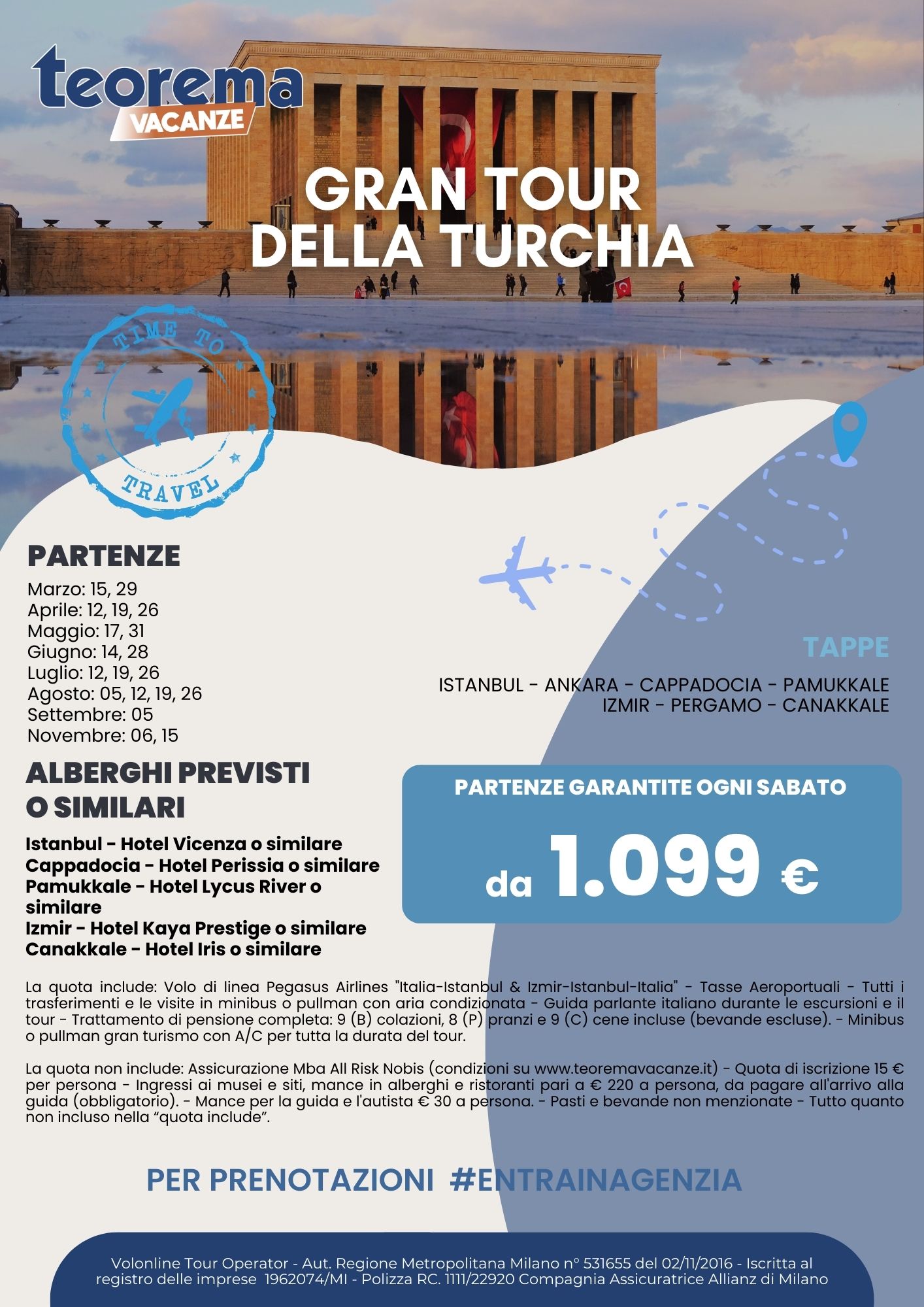 GRAN TOUR DELLA TURCHIA 2025