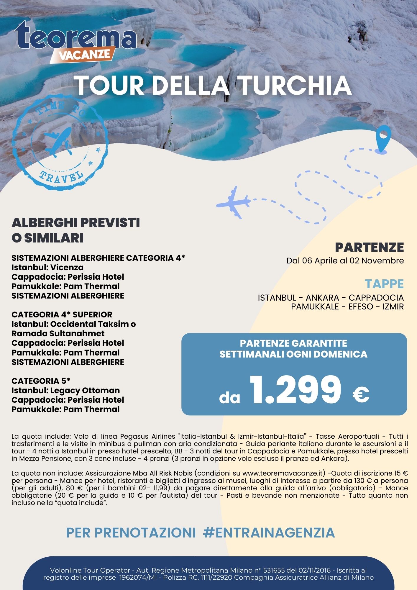 TOUR DELLA TURCHIA 2025