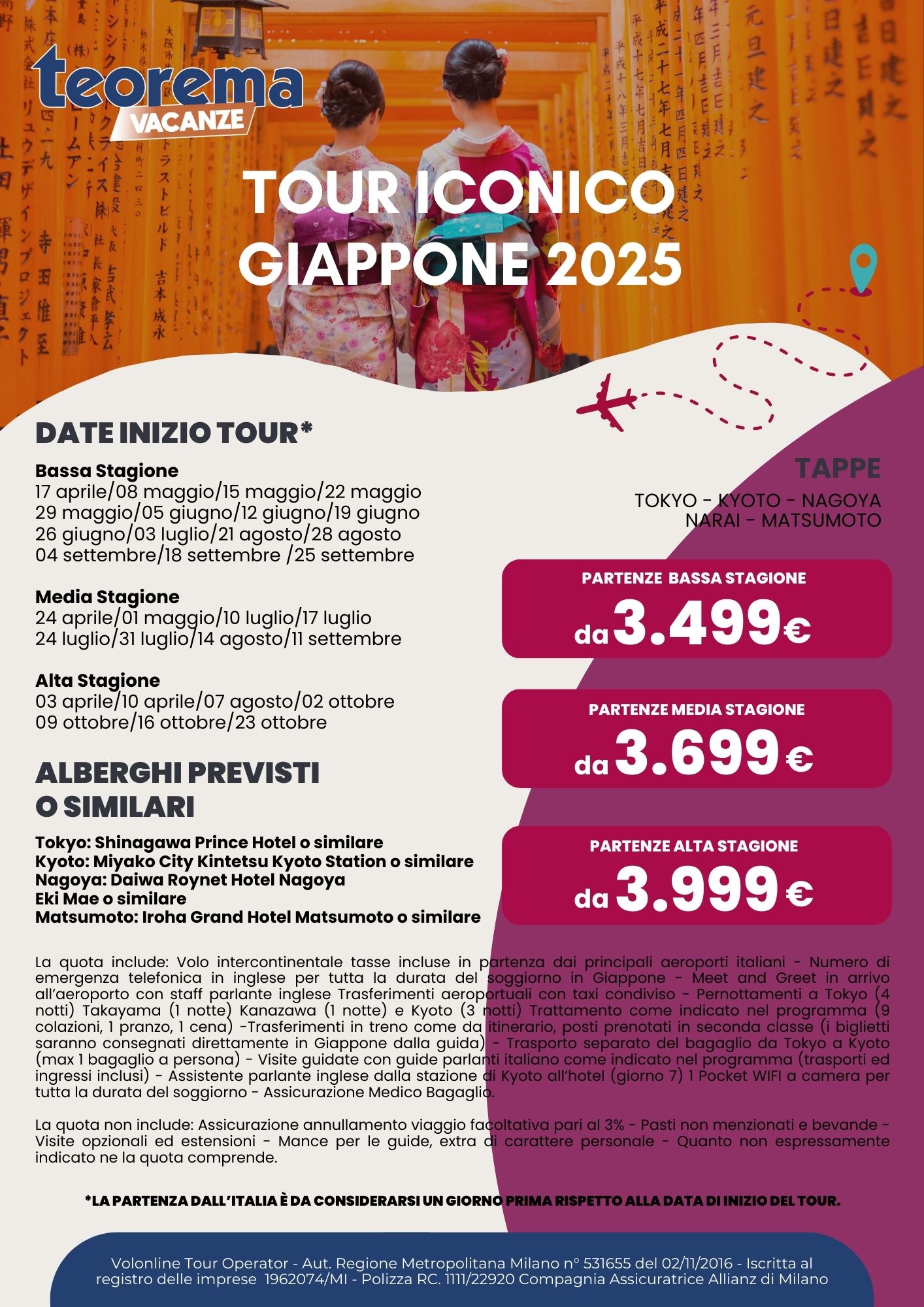TOUR ICONICO GIAPPONE 2025