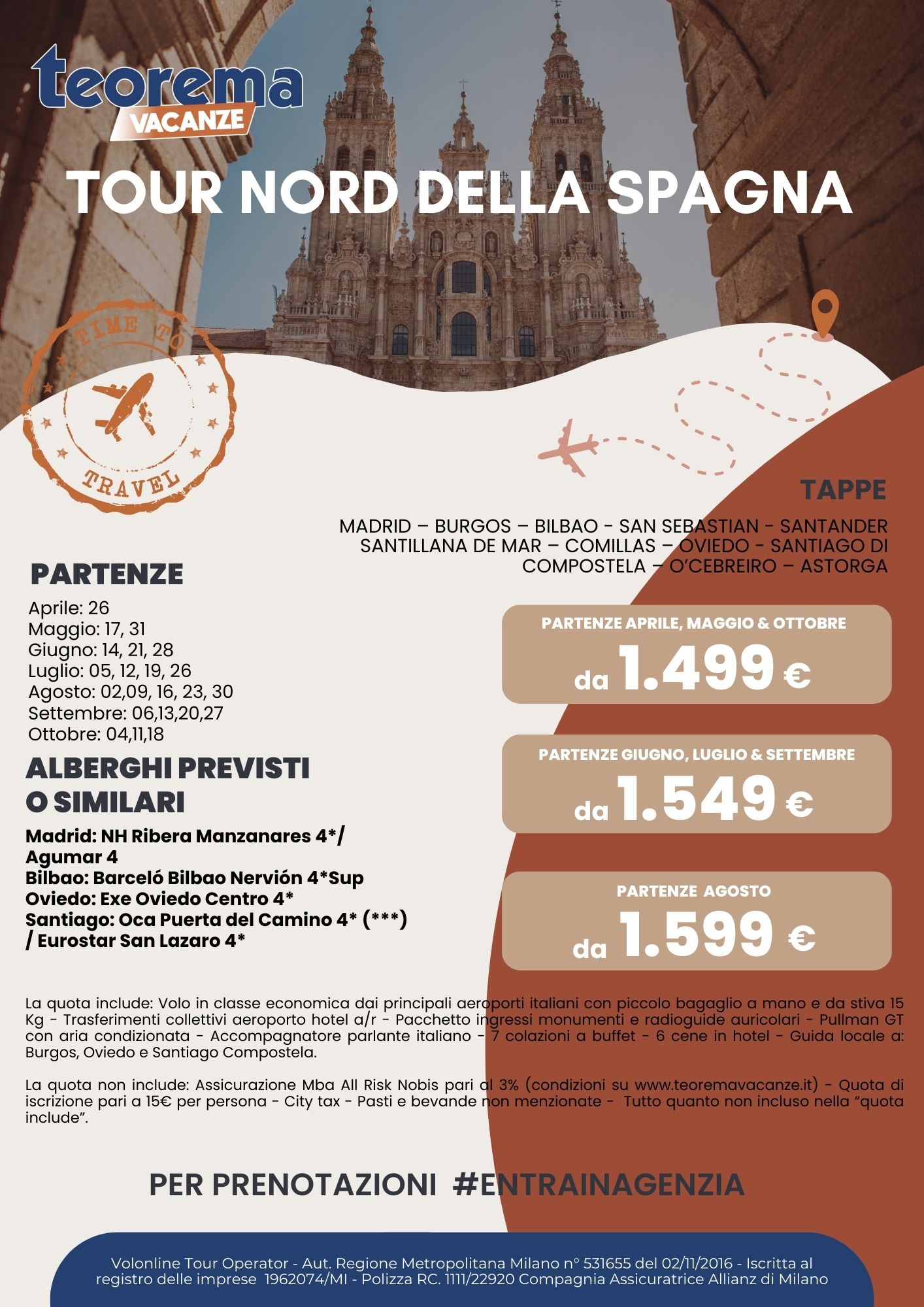 TOUR NORD DELLA SPAGNA 2025