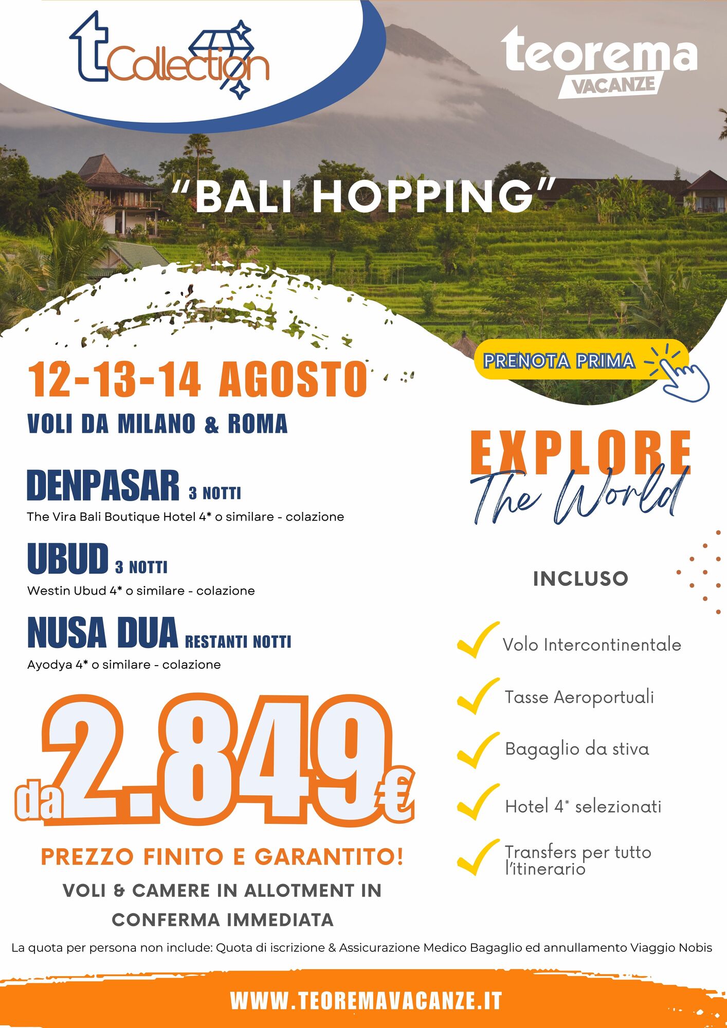 ESTATE TEOREMA 2025 - T Collection - Bali Hopping