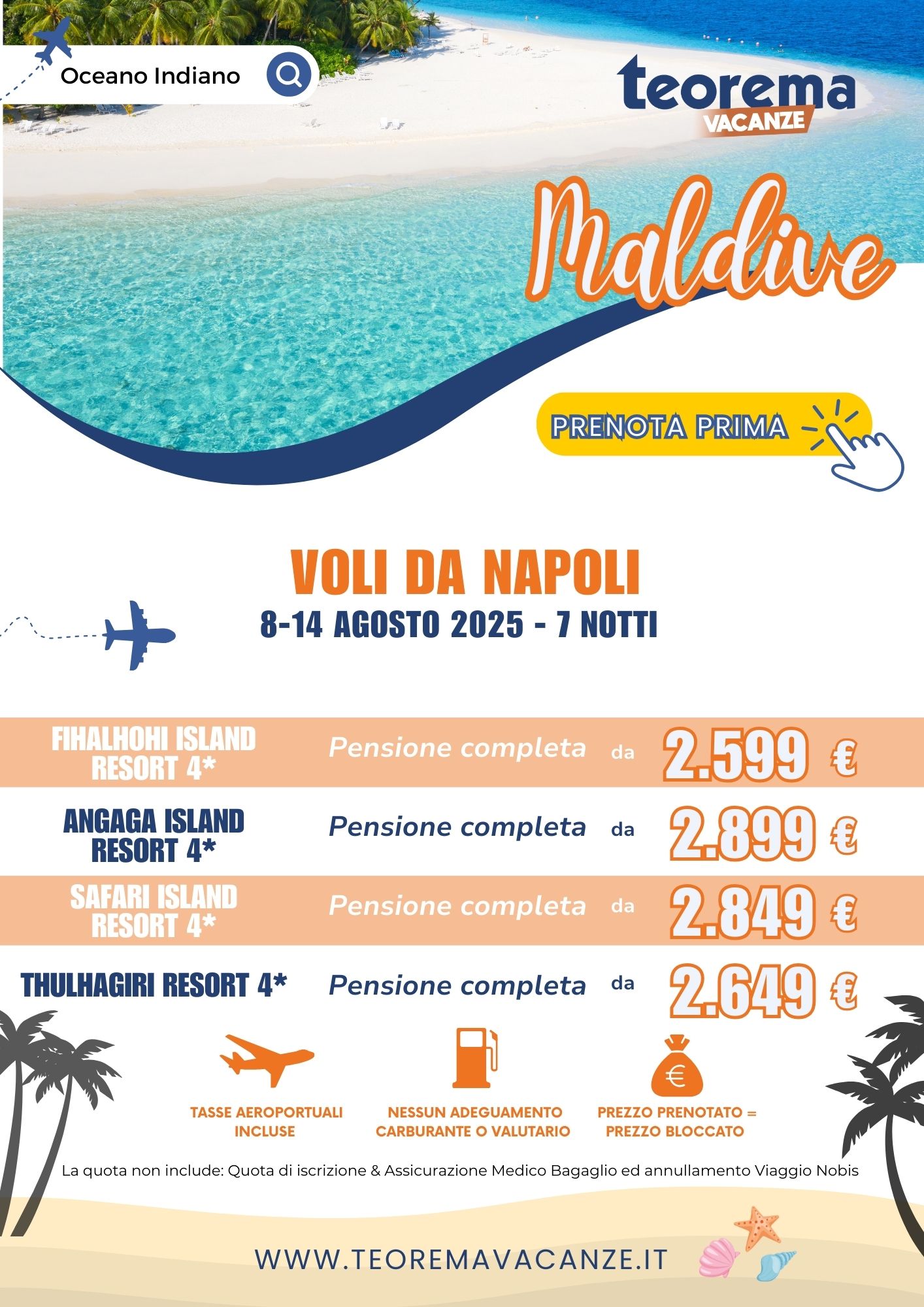 ESTATE TEOREMA 2025 - Maldive da Napoli