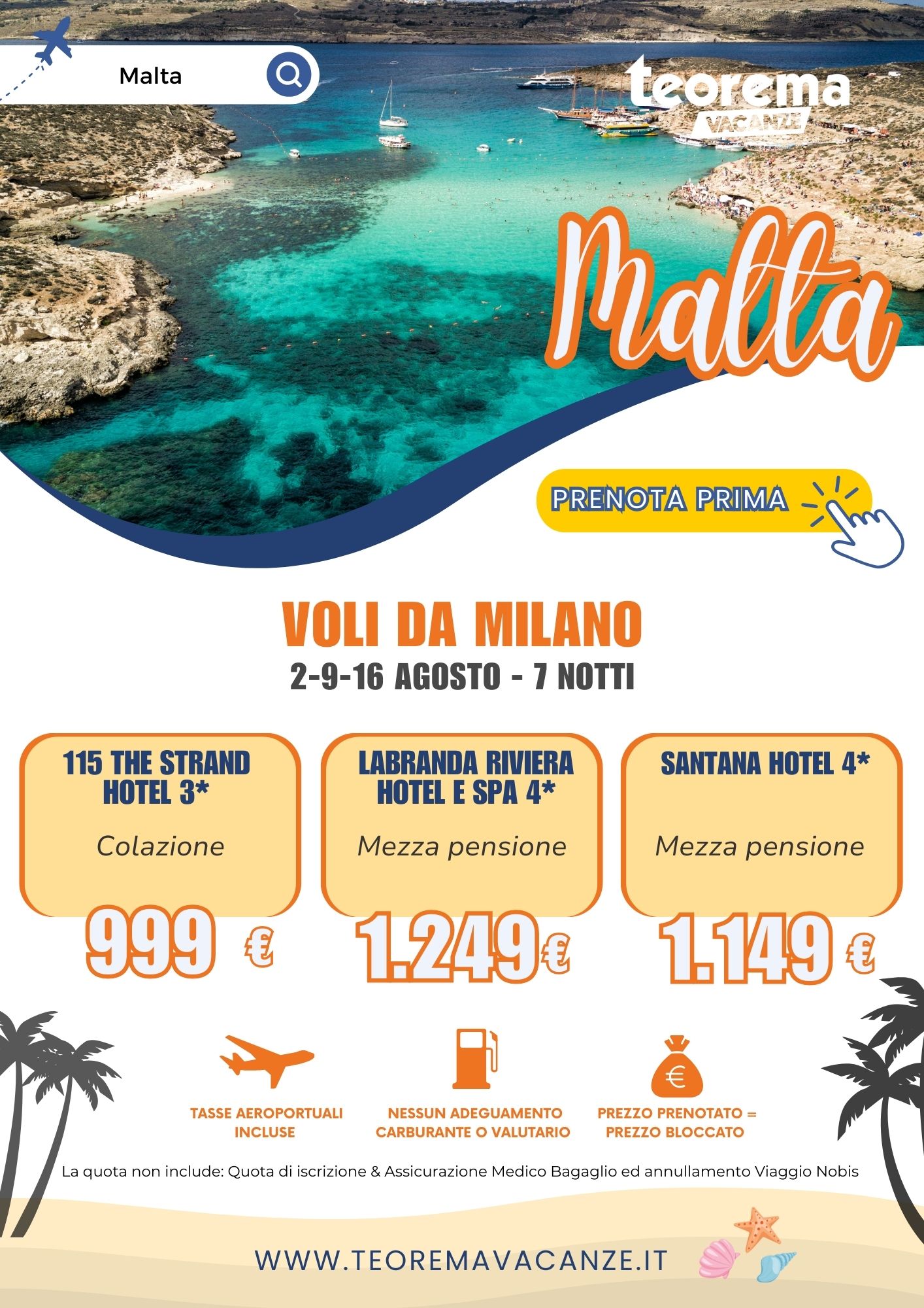 ESTATE TEOREMA 2025 - Malta da Milano
