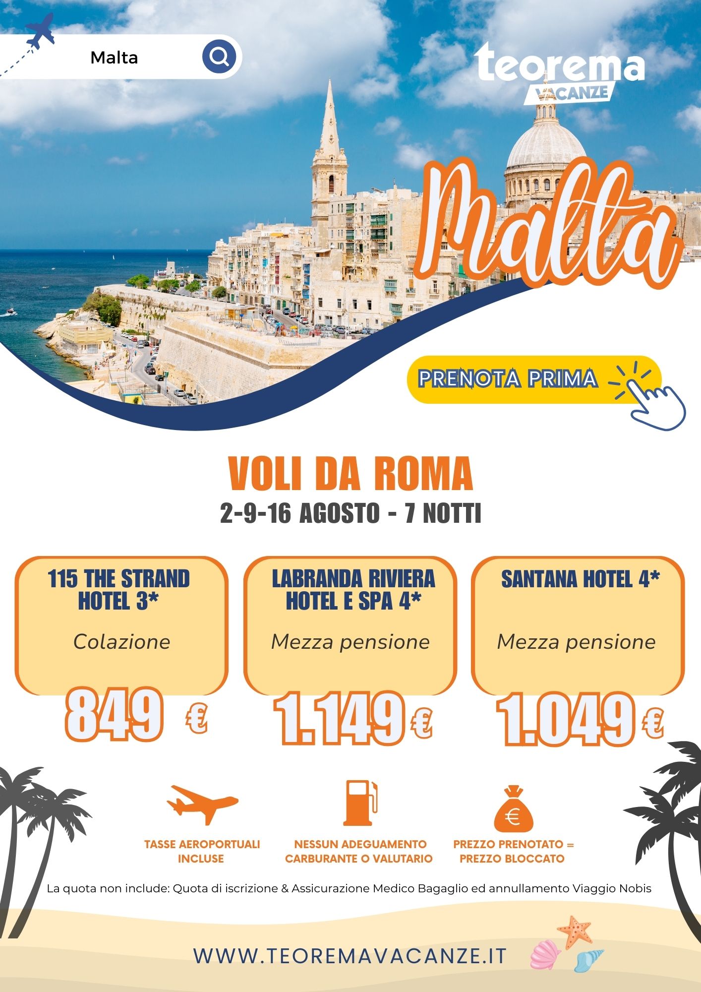 ESTATE TEOREMA 2025 - Malta da Roma