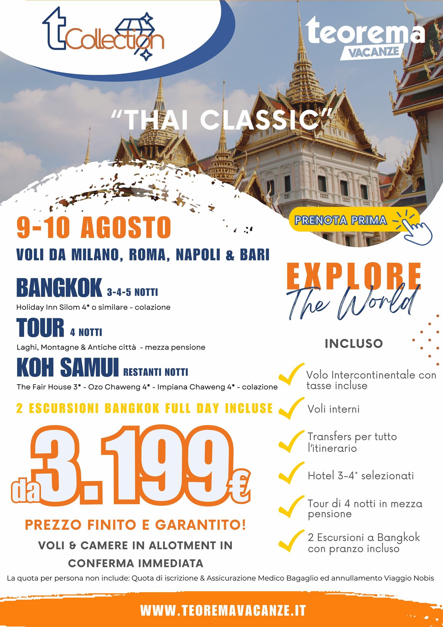 ESTATE TEOREMA 2025 - T Collection - Thai Classic