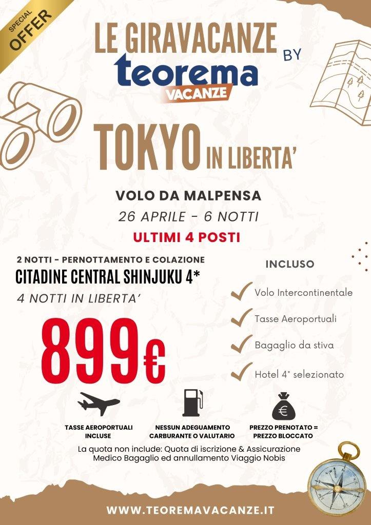 FUORI TUTTO - Tokyo da Milano - 26 Aprile