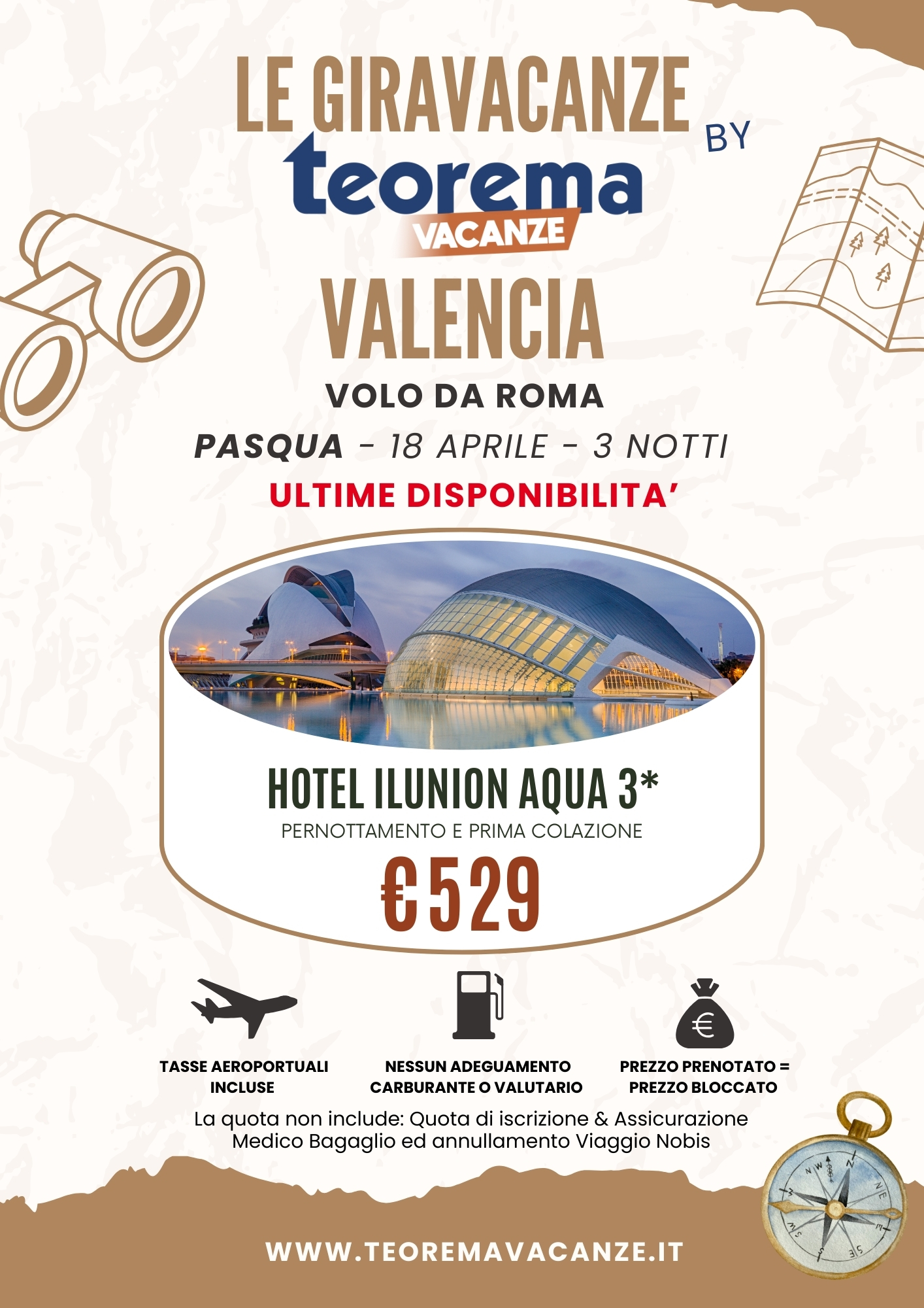 LE GIRAVACANZE - Valencia - 18 aprile - da Roma