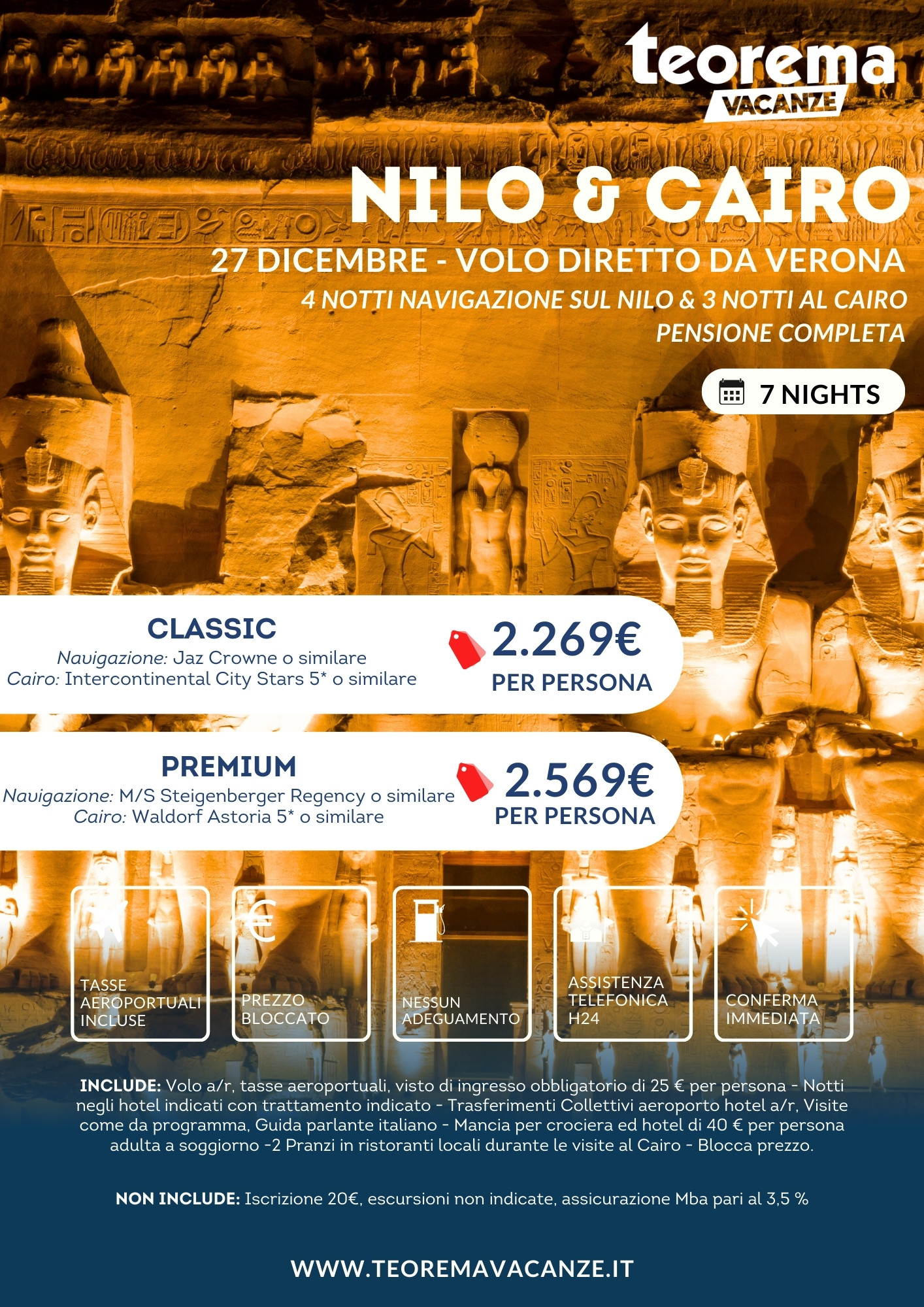 Winter 2026 - Nilo & Cairo - da Verona