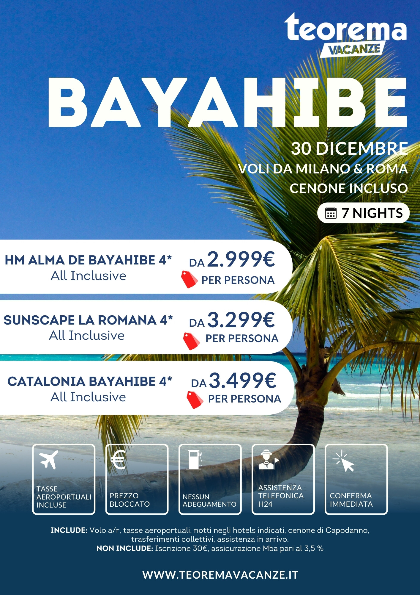 Winter 2026 - Bayahibe  - da Milano & Roma
