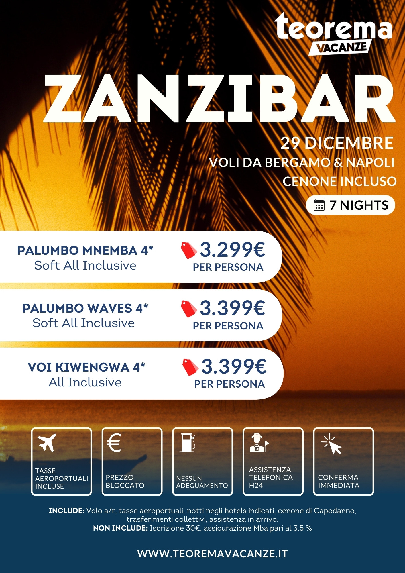 Winter 2026 - Zanzibar - da Bergamo & Napoli