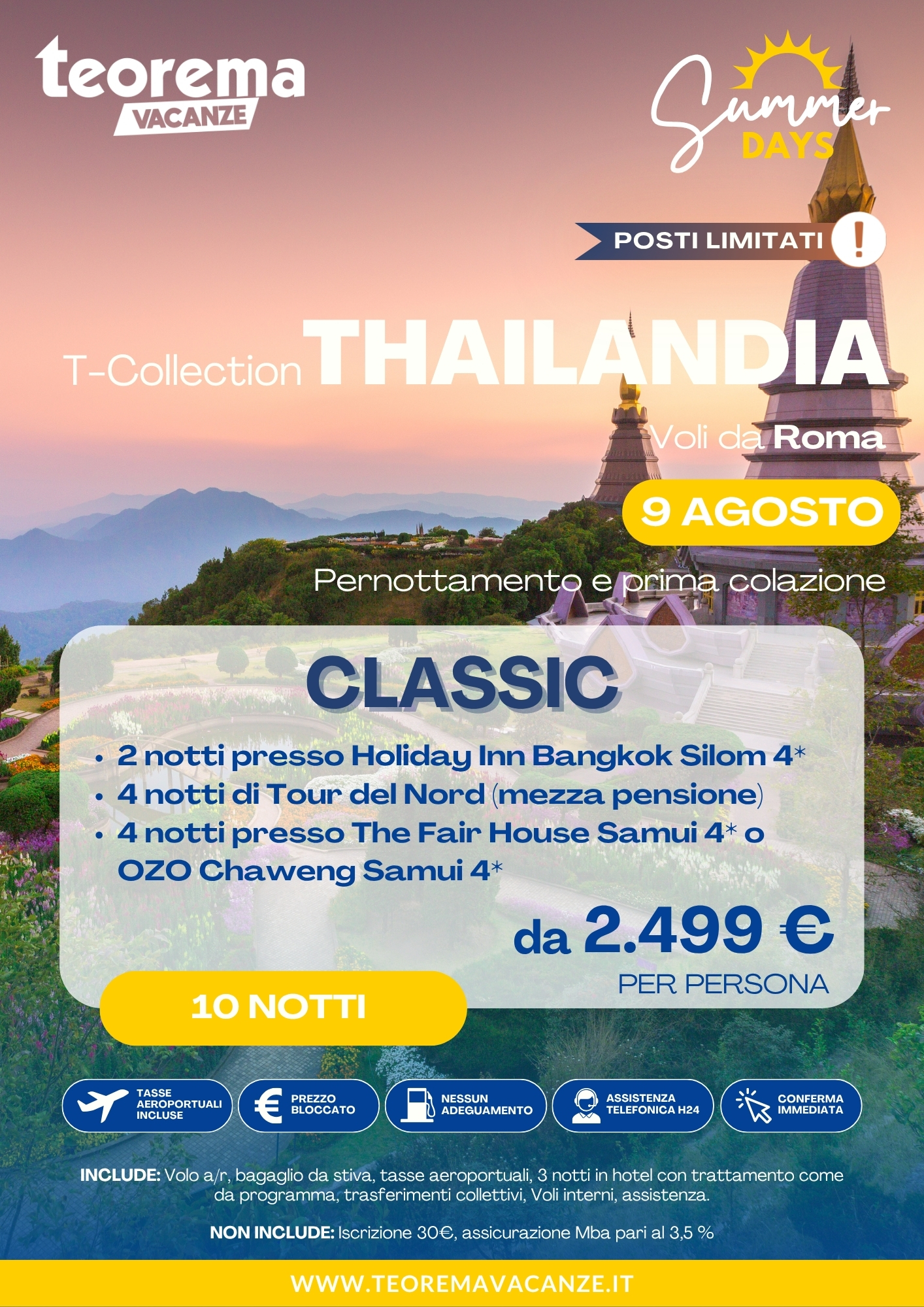 SUMMER DAYS 26 - THAILANDIA - DA ROMA