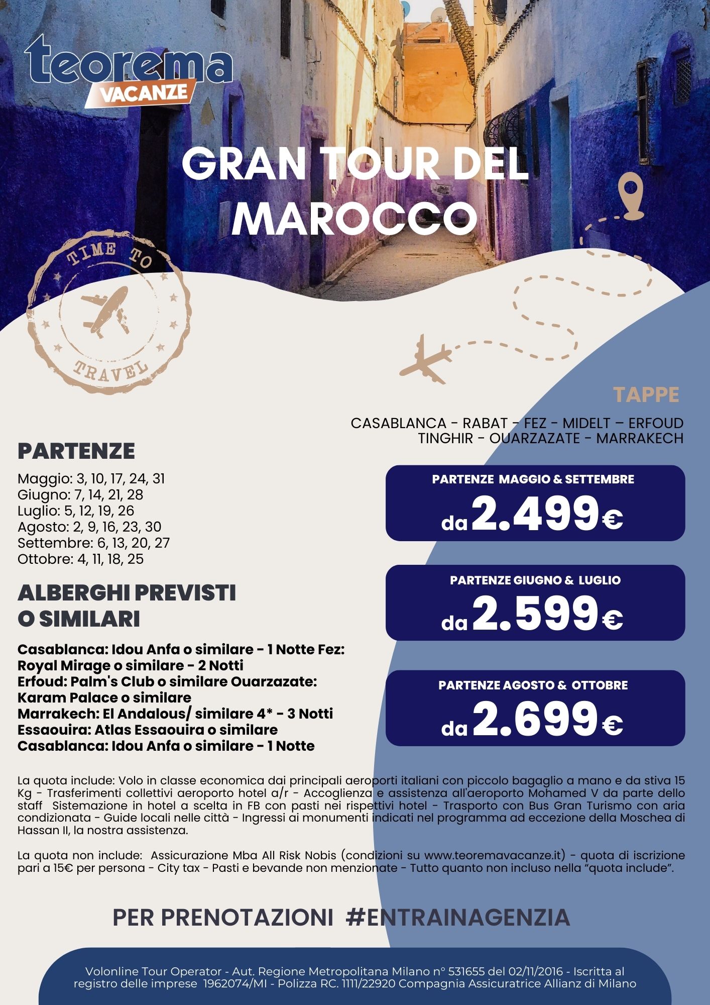 GRAN TOUR DEL MAROCCO 2025