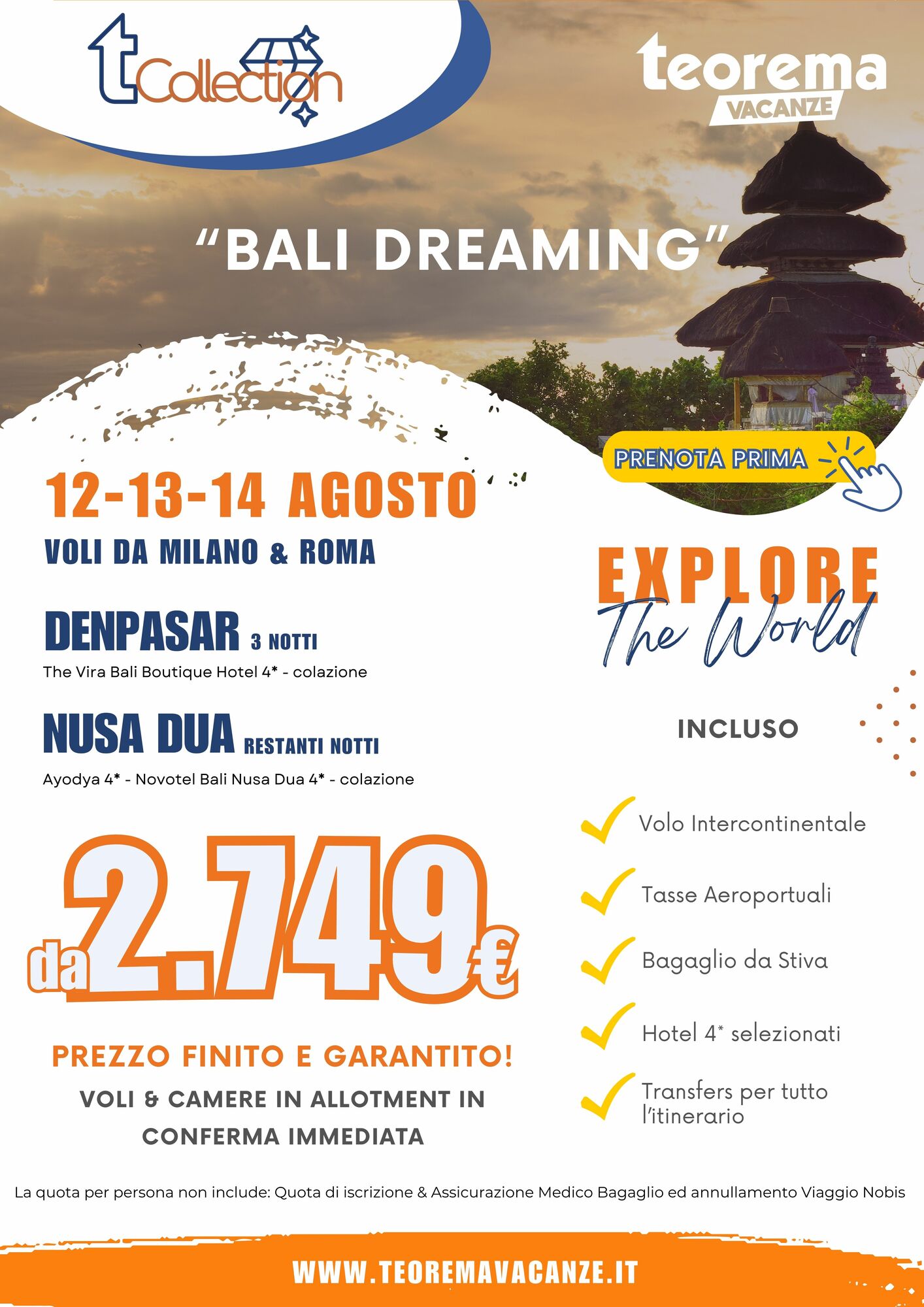 ESTATE TEOREMA 2025 - T Collection - Bali Dreaming