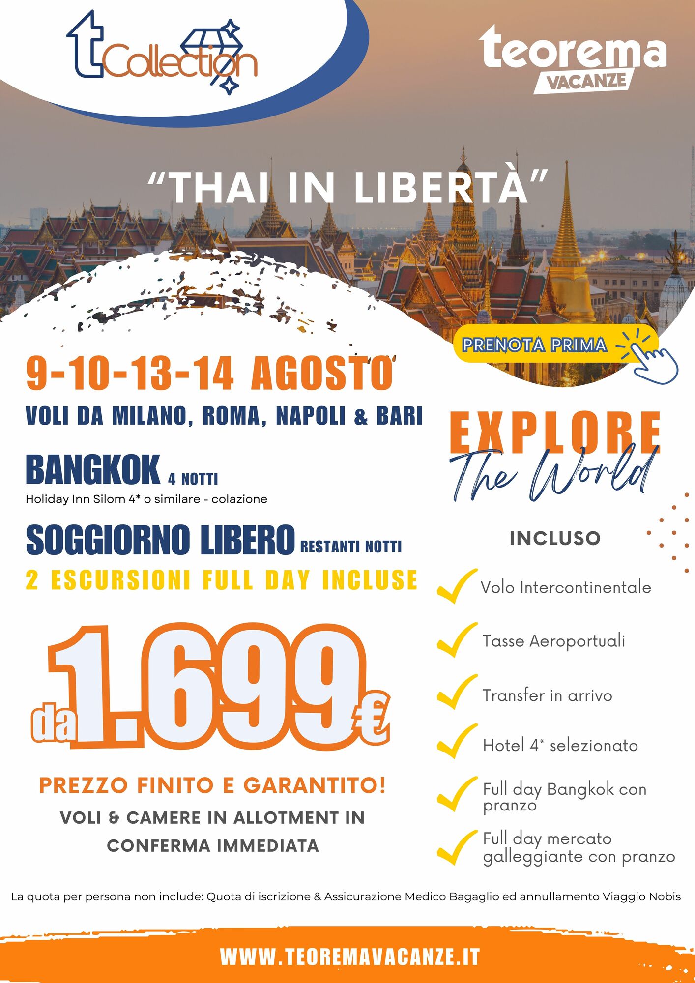 ESTATE TEOREMA 2025 - T Collection - Thai in libertà