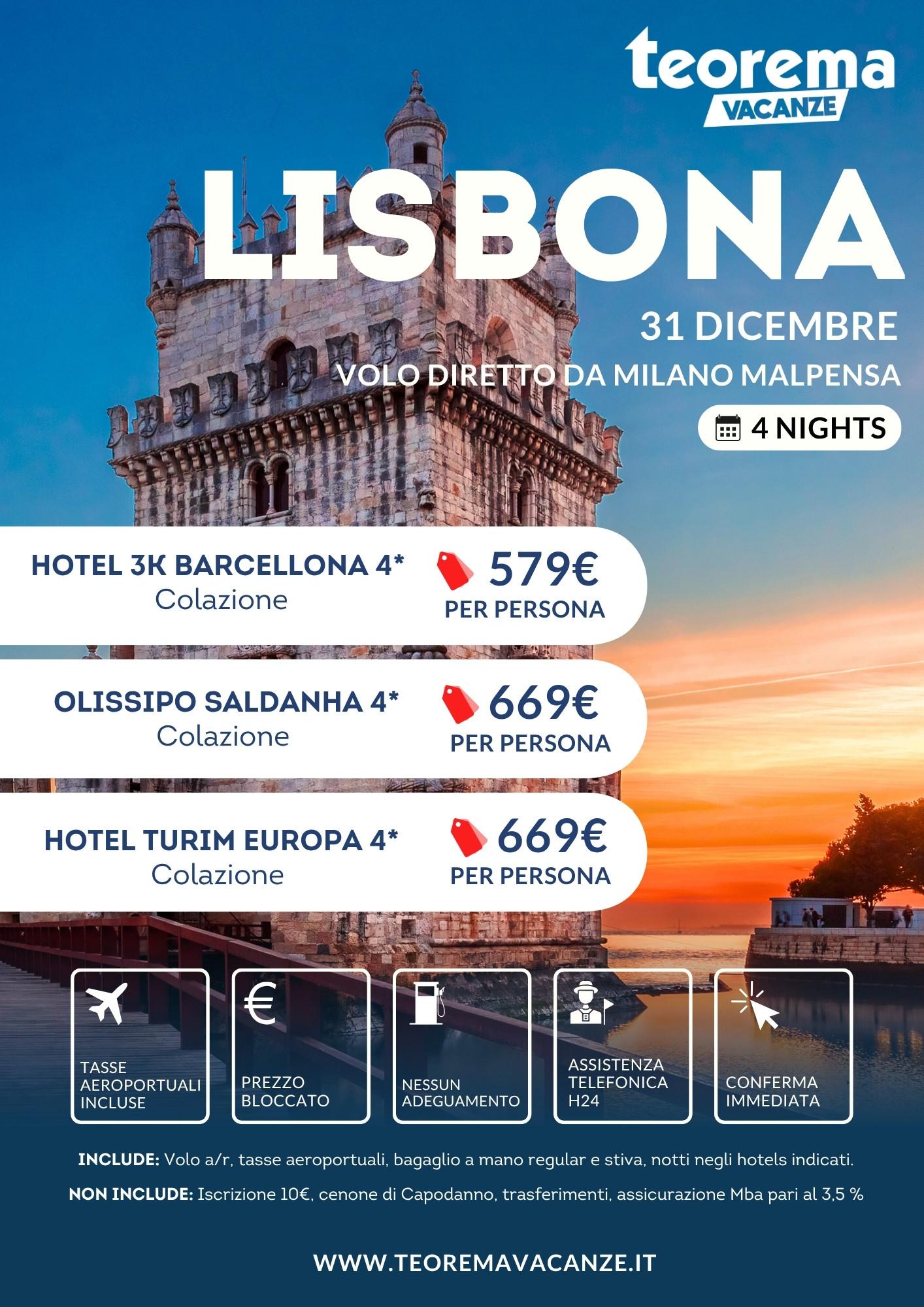 Winter 2026 - Lisbona- da Milano