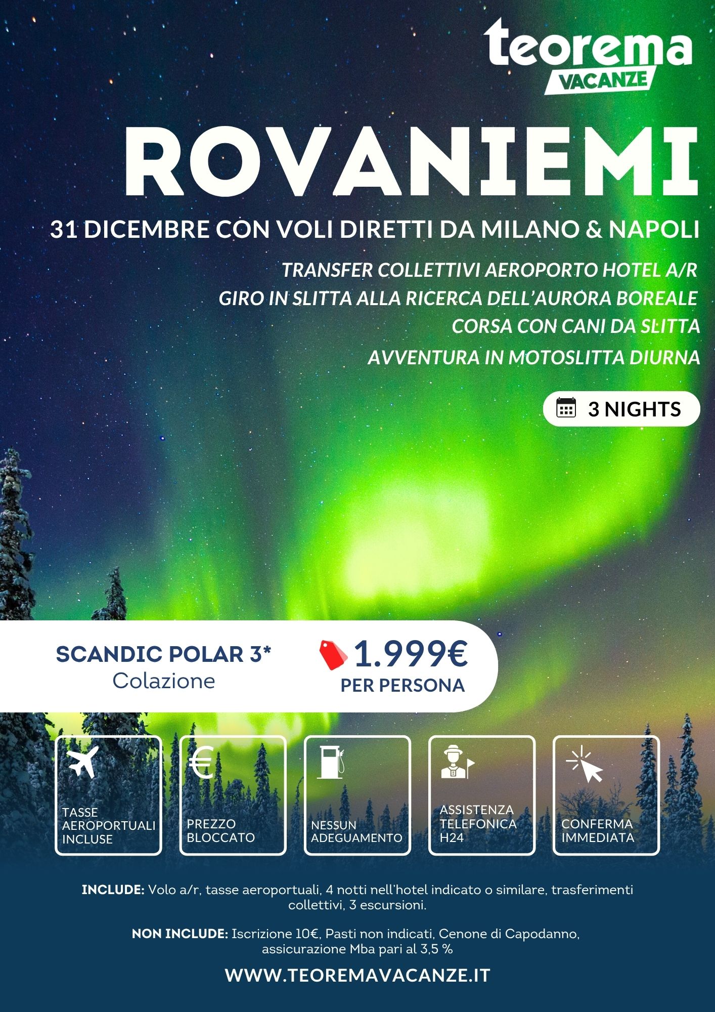 WINTER 2026 - Capodanno Rovaniemi - da Milano & Napoli