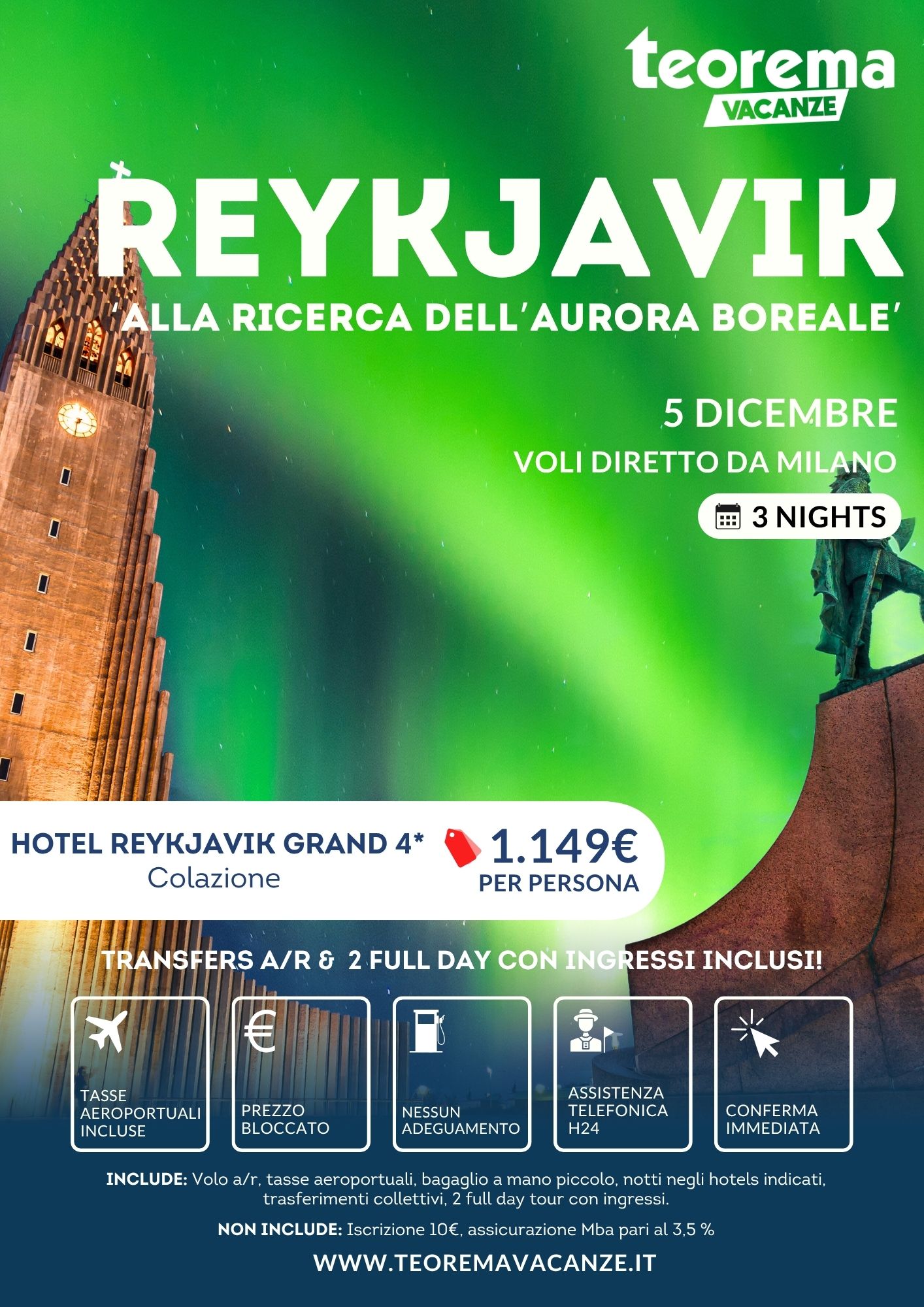 IMMACOLATA 2025 - Reykjavik da Milano