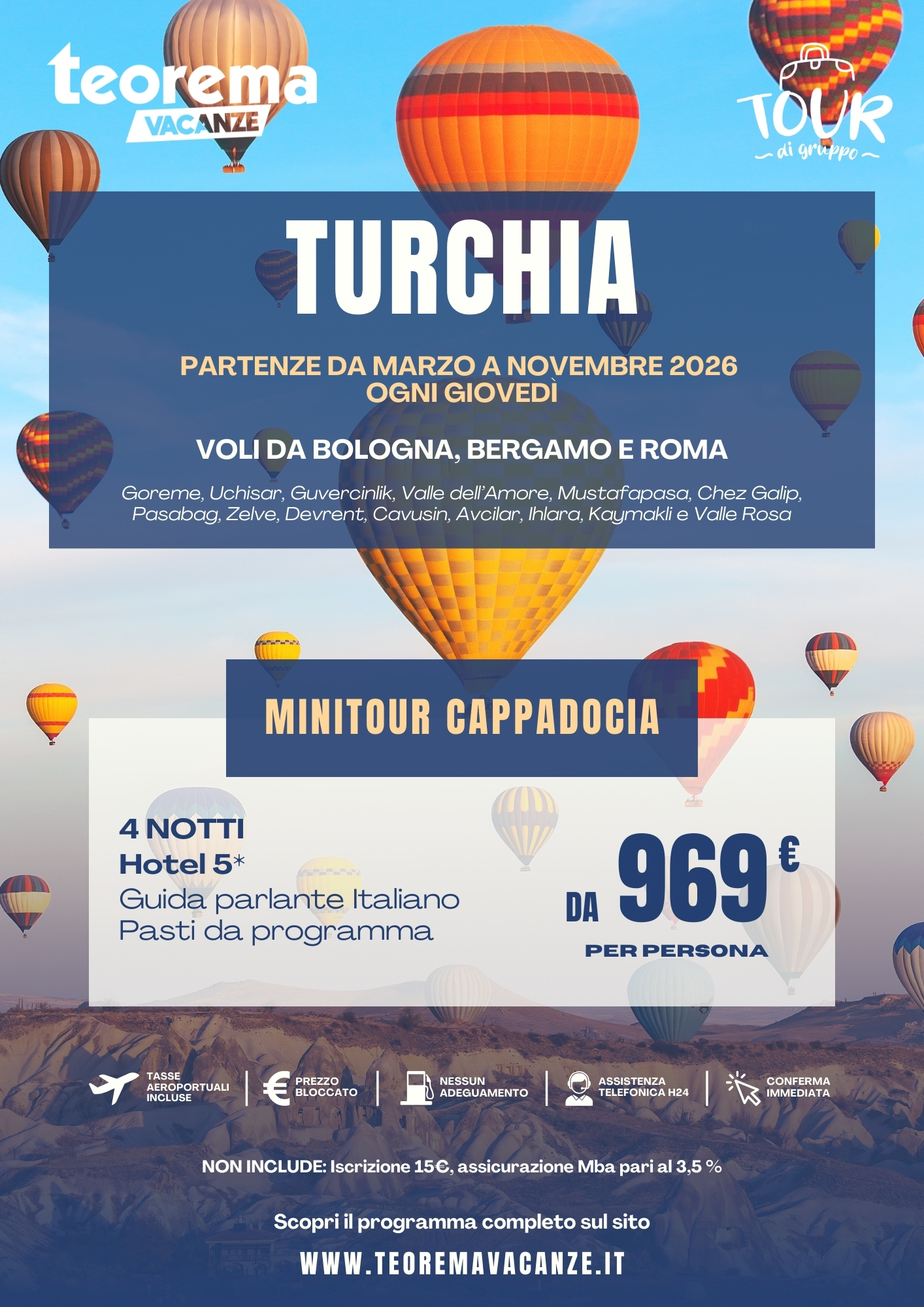 MINITOUR CAPPADOCIA - SUMMER 2026