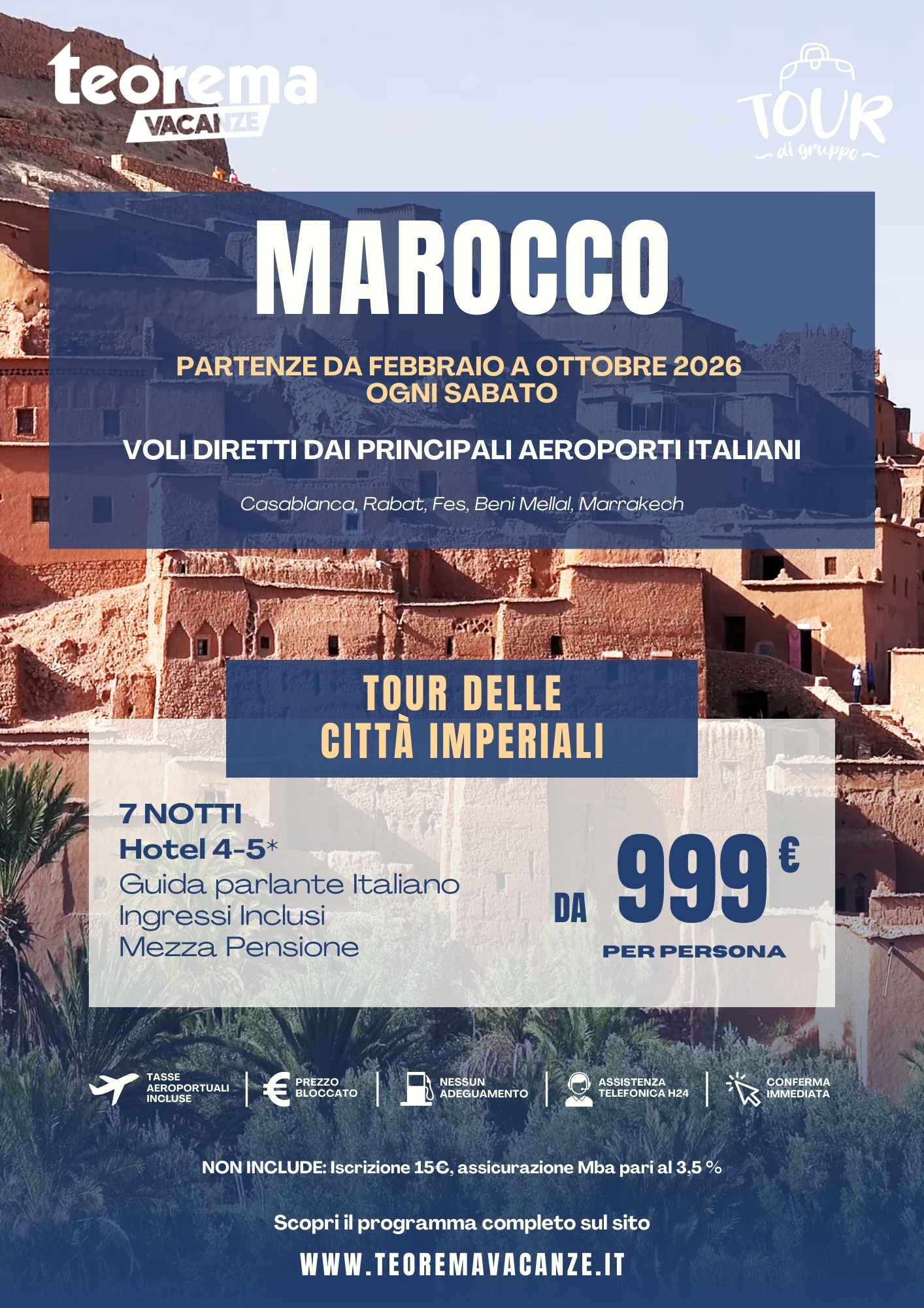 TOUR DELLE CITTA' IMPERIALI - SUMMER26
