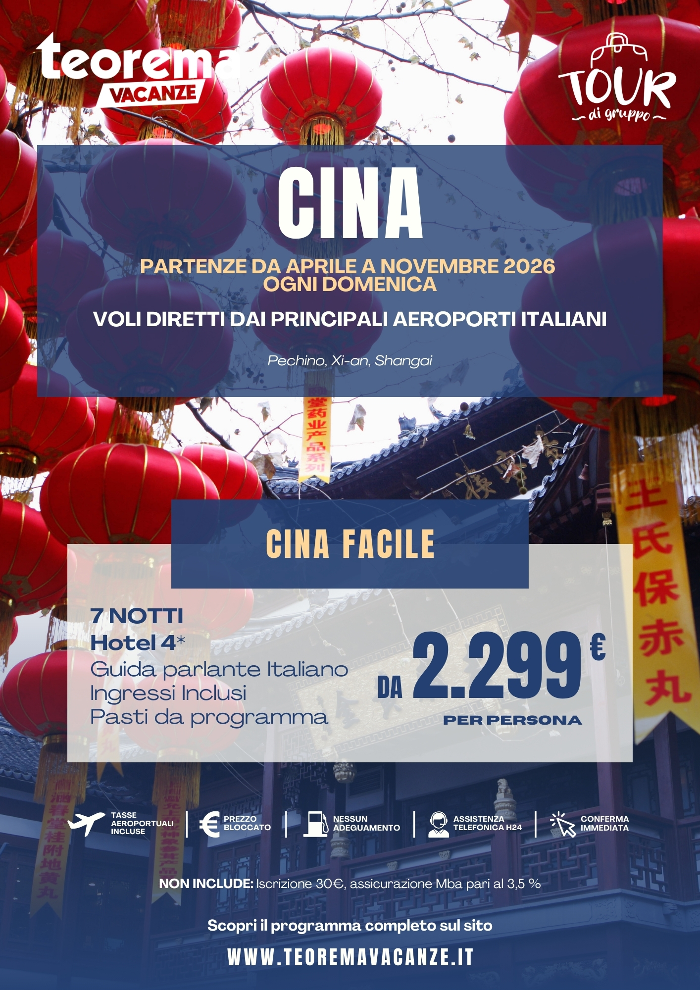 TOUR CINA FACILE - SUMMER 26